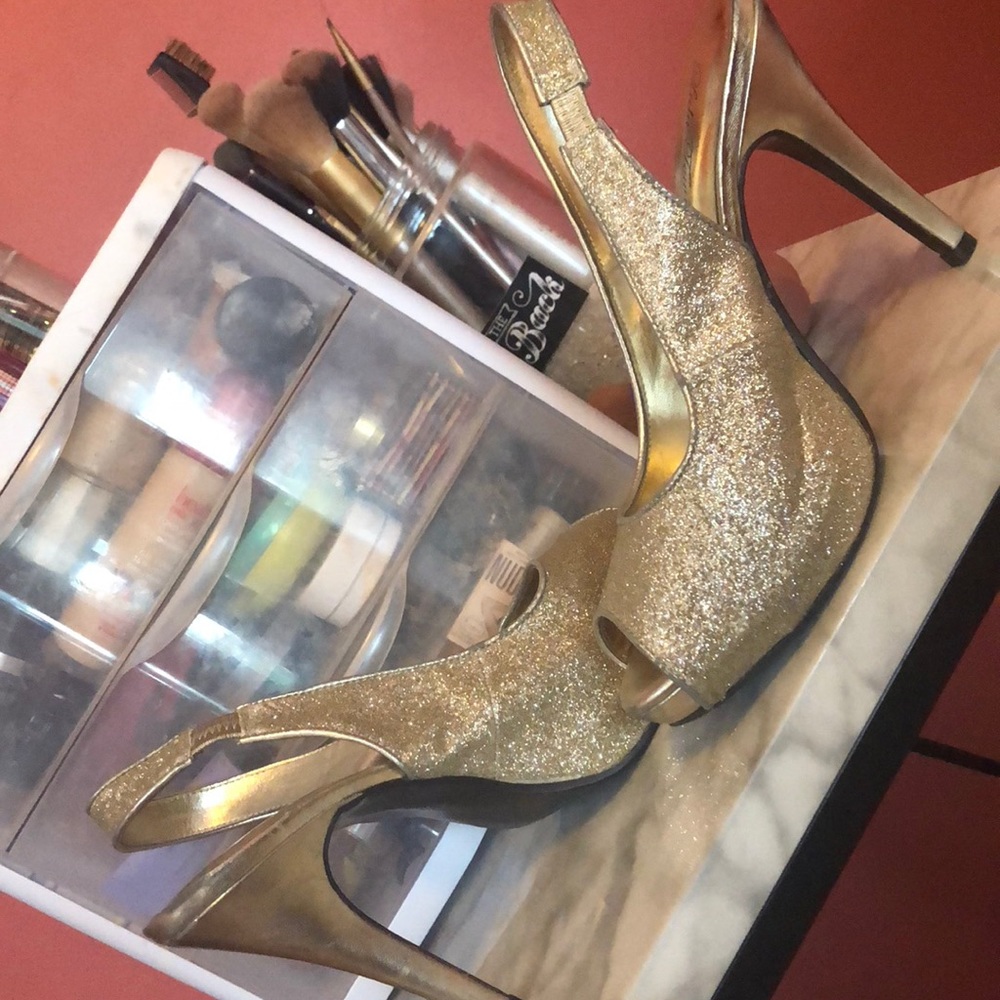 Gold heels